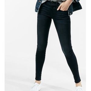 NWT Express Mid Rise Supersoft Denim Legging 8P